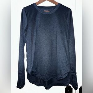 Athleta Long Sleeve Tee Shirt Navy Size Medium
